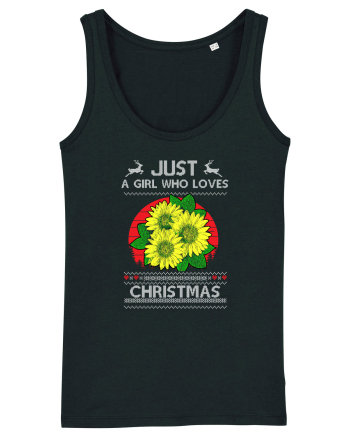 Just A Girl Who Loves Christmas Black