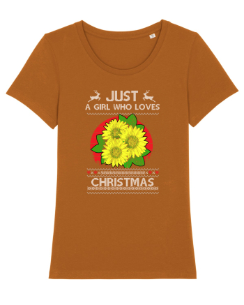 Just A Girl Who Loves Christmas Roasted Orange