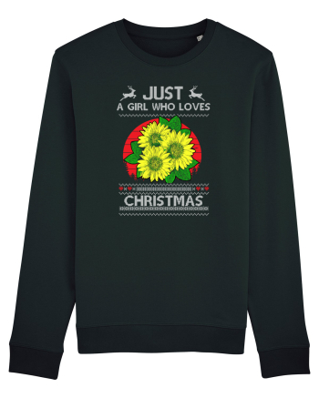Just A Girl Who Loves Christmas Black