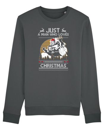Just A Man Who Loves Christmas Anthracite