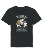 Just A Man Who Loves Christmas Tricou mânecă scurtă Unisex Rocker