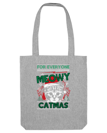 Meowy Catmas Heather Grey