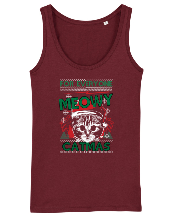 Meowy Catmas Burgundy