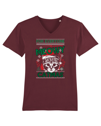 Meowy Catmas Burgundy
