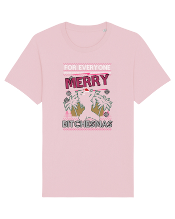 Merry Bitchesmas Cotton Pink