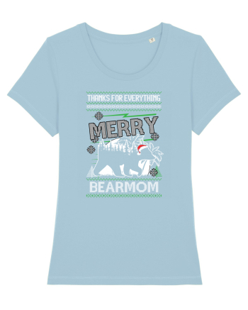 Merry Bearmom Thanks for Everything Sky Blue