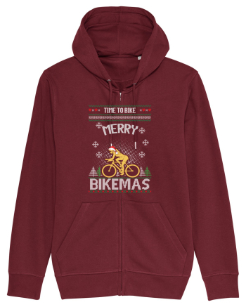 Merry Bikemas Time To Bike Burgundy
