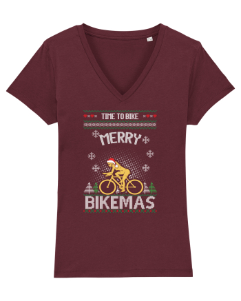 Merry Bikemas Time To Bike Burgundy