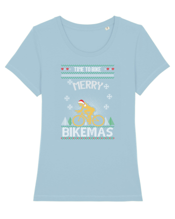 Merry Bikemas Time To Bike Sky Blue