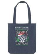 Merry Catmas Sacoșă textilă