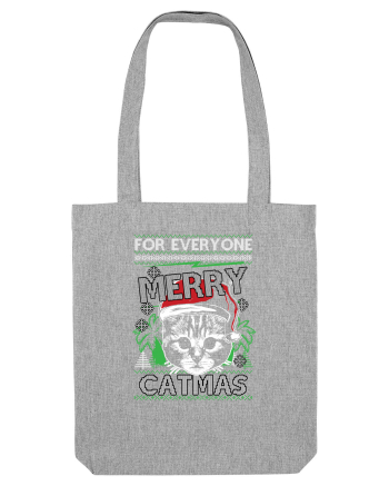 Merry Catmas Heather Grey