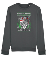 Merry Catmas Bluză mânecă lungă Unisex Rise
