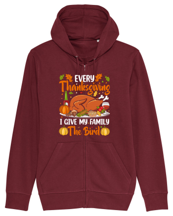 Every Thanksgiving I give my family the Bird Burgundy