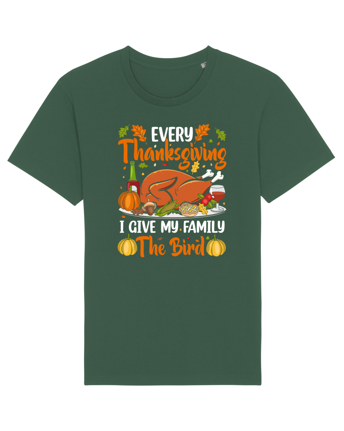 Tricou mânecă scurtă Unisex Rocker Bottle Green