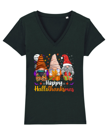 Happy Hallothanksmas Black