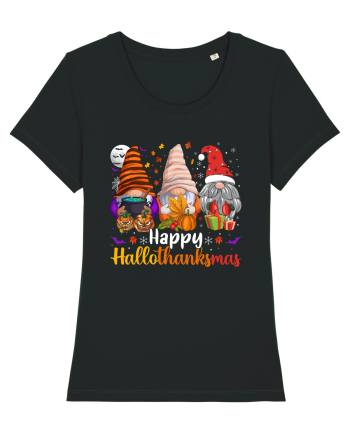 Happy Hallothanksmas Black