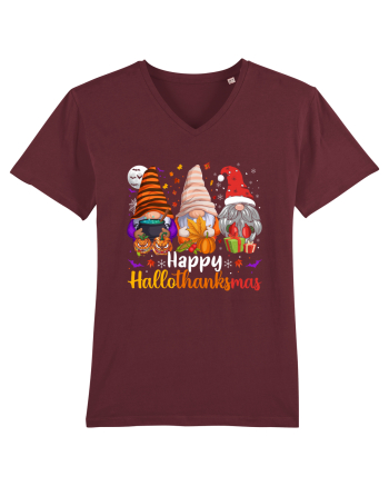 Happy Hallothanksmas Burgundy