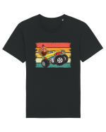Kids Monster Truck Turkey Sunset Retro Tricou mânecă scurtă Unisex Rocker