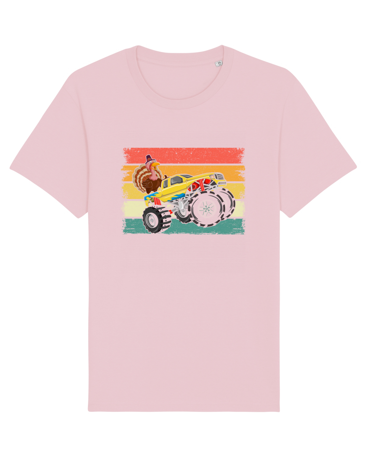 Tricou mânecă scurtă Unisex Rocker Cotton Pink