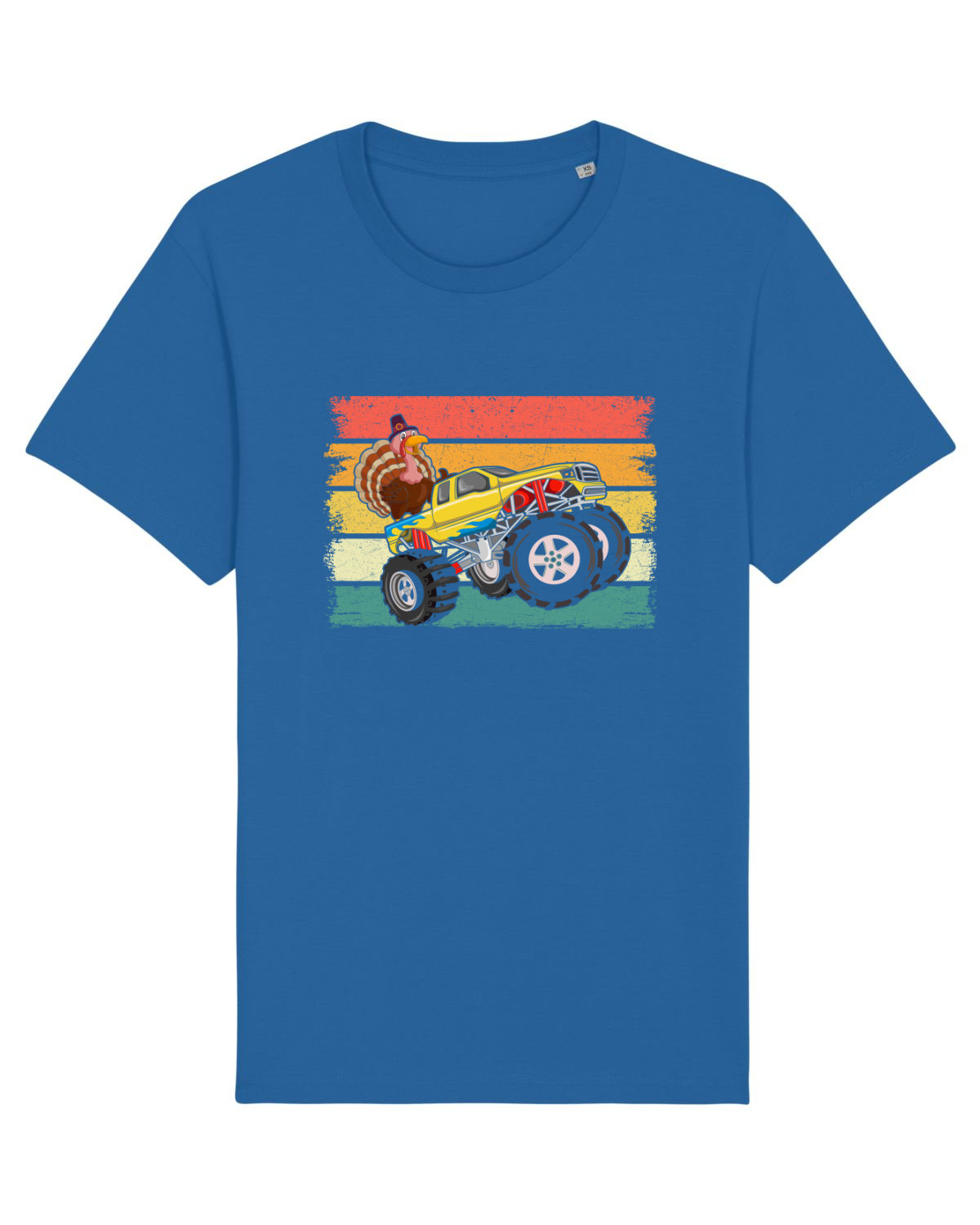 Tricou mânecă scurtă Unisex Rocker Royal Blue