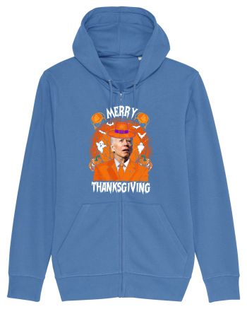 Merry Thanksgiving Biden Bright Blue