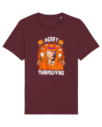 Merry Thanksgiving Biden Burgundy