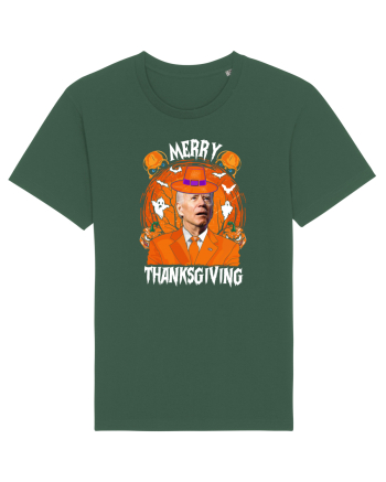 Merry Thanksgiving Biden Bottle Green