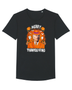Merry Thanksgiving Biden Tricou mânecă scurtă guler larg Bărbat Skater