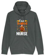 One thankful nurse Hanorac cu fermoar Unisex Connector