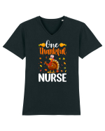 One thankful nurse Tricou mânecă scurtă guler V Bărbat Presenter