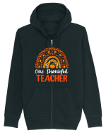 One thankful teacher Hanorac cu fermoar Unisex Connector