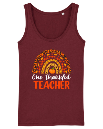 One thankful teacher Burgundy