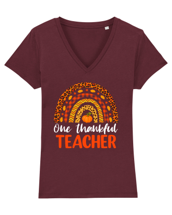 One thankful teacher Burgundy
