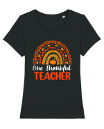 One thankful teacher Tricou mânecă scurtă guler larg fitted Damă Expresser
