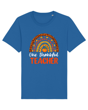 One thankful teacher Royal Blue