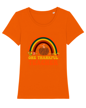 One thankful teacher Bright Orange