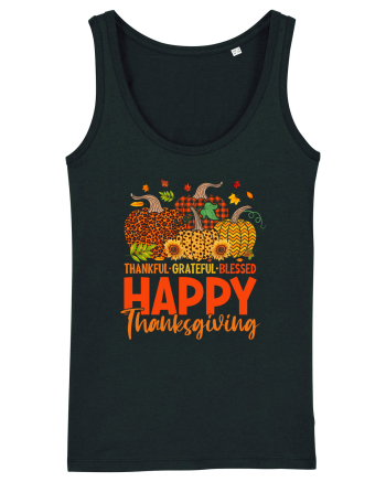 Thankful Grateful Blessed Black