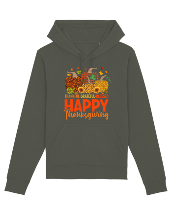 Thankful Grateful Blessed Khaki