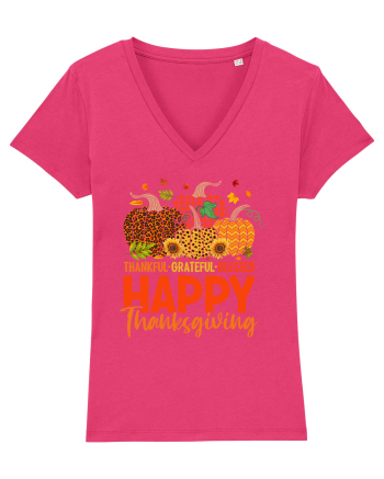 Thankful Grateful Blessed Raspberry