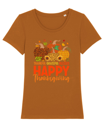 Thankful Grateful Blessed Roasted Orange