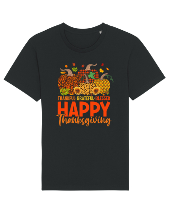 Thankful Grateful Blessed Black