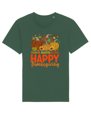Thankful Grateful Blessed Bottle Green