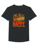 Thankful Grateful Blessed Tricou mânecă scurtă guler larg Bărbat Skater