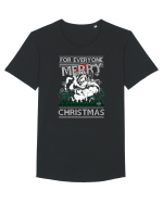Merry Christmas Anime Style Goku Tricou mânecă scurtă guler larg Bărbat Skater