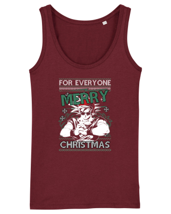 Merry Christmas Anime Burgundy