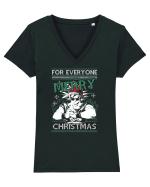 Merry Christmas Anime Tricou mânecă scurtă guler V Damă Evoker