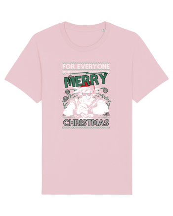 Merry Christmas Anime Cotton Pink