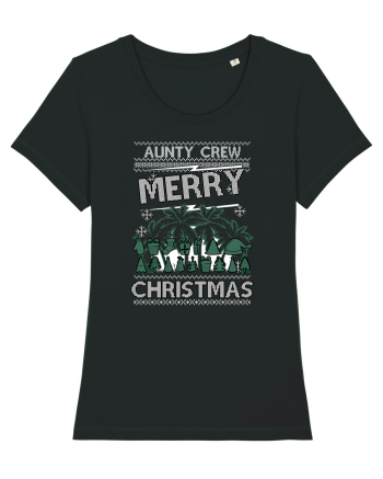 Merry Christmas Aunty Crew Black