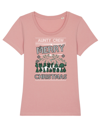 Merry Christmas Aunty Crew Canyon Pink