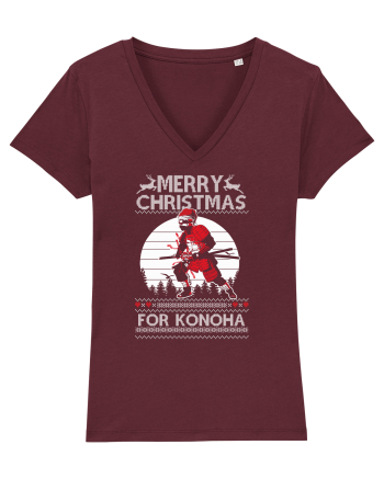 Merry Christmas For Konoha Burgundy